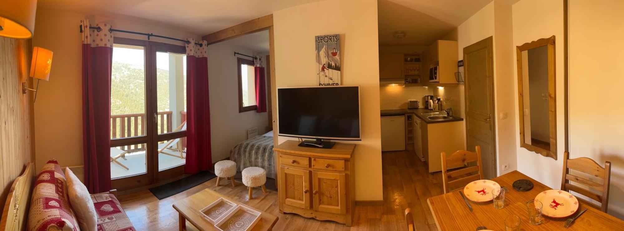Appartement Cosy Montagne à Valmeinier Extérieur photo